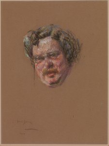 Gilbert K. Chesterton autorstwa Alice Pike Barney