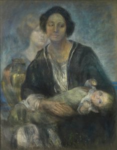Włoska kobieta z dzieckiem autorstwa Alice Pike Barney