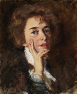Autoportret z Jabot autorstwa Alice Pike Barney