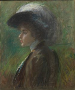 Kapelusz z piórami autorstwa Alice Pike Barney