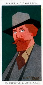 Augustus John, malarz brytyjski, 1926. autorstwa Alick P. F. Ritchie