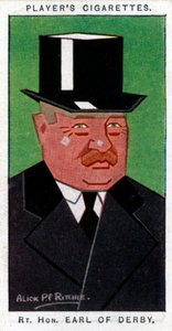 Edward George Villiers Stanley, 17 hrabia Derby, 1926. autorstwa Alick P. F. Ritchie