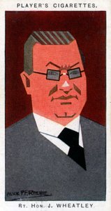 John Wheatley, szkocki polityk, 1926. autorstwa Alick P. F. Ritchie