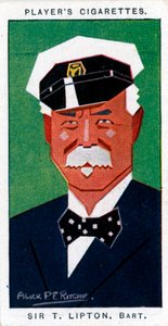 Sir Thomas Johnstone Lipton, 1. baronet, brytyjski sklep spożywczy i żeglarz, 1926 autorstwa Alick P. F. Ritchie