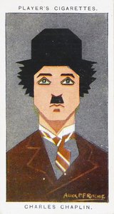 1926 Karta papierosowa gracza przedstawiająca: Charlie Chaplin
