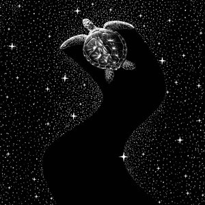 Kosmiczny żółw morski autorstwa Alirıza ÇAKIR