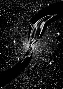 Gwiaździsty uścisk wieloryba autorstwa Alirıza ÇAKIR