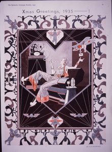 Wnętrze w stylu art deco autorstwa Alistair K. MacDonald