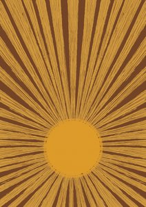 Ciepły styl retro „Sunburst” autorstwa Aliya Putrus