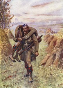 Szeregowy Ross Tollerton zdobywa Krzyż Wiktorii autorstwa Allan (after) Stewart