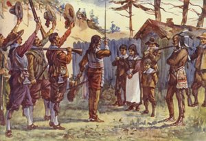 „Fort był w dobrych rękach” (kolor lito) autorstwa Allan (after) Stewart