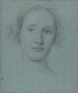 Głowa młodej kobiety autorstwa Allan Ramsay