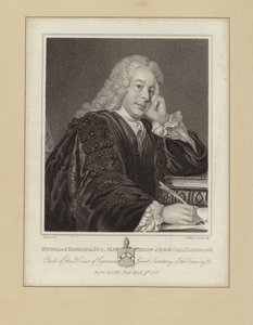 Nicholas Hardinge autorstwa Allan Ramsay