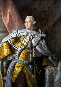 Portret Jerzego III (1738-1820). Obraz Allana Ramsaya autorstwa Allan Ramsay