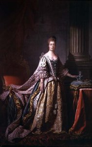 Królowa Charlotta autorstwa Allan Ramsay