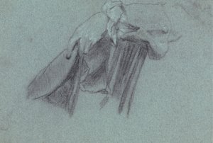 Studium dłoni trzymającej kapelusz autorstwa Allan Ramsay