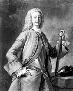 The Right Honorable John Dalrymple, 2. hrabia schodów, grawerowane przez Johna Fabera
