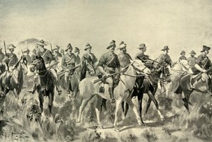 „Australijscy Buszmeni w Marszu”, 1901.