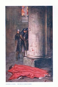 Katedra w Canterbury: Śmierć Thomasa A Becketta, ilustracja z Children