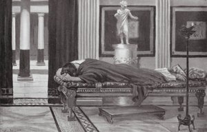 Żal Peryklesa po stracie dziecka (litografia) autorstwa Allan Stewart