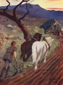 Syn silnego człowieka z lasu (kolorowa litografia) autorstwa Allan Stewart