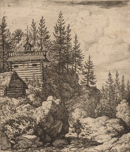 Kaplica, prawdopodobnie ok. 16451656. autorstwa Allart van Everdingen