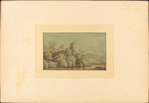 Krajobraz, wydana w 1780 r. autorstwa Allart van Everdingen