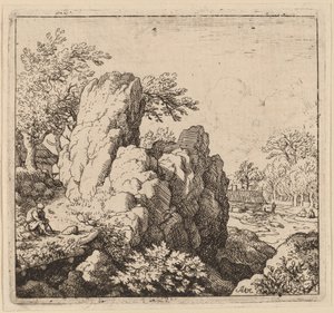 Duża Skała, prawdopodobnie ok. 16451656. autorstwa Allart van Everdingen