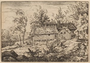 Pielgrzym z psem, prawdopodobnie ok. 16451656. autorstwa Allart van Everdingen