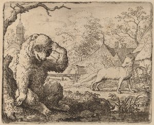 Reynard kpi z żałosnego niedźwiedzia, prawdopodobnie ok. 16451656.