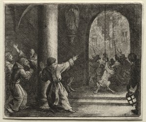 Reynard the Fox: Reynard oszukuje wilka autorstwa Allart van Everdingen