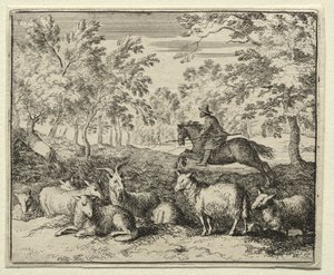Reynard the Fox: Pogoń za jeleniem autorstwa Allart van Everdingen