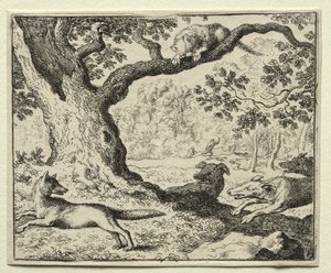 Reynard the Fox: Nielojalny kot autorstwa Allart van Everdingen