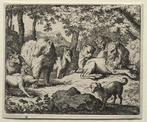 Reynard the Fox: Zawieszenie wyroku autorstwa Allart van Everdingen
