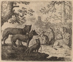 Krewni Reynarda wstawiają się za nim, prawdopodobnie ok. 16451656. autorstwa Allart van Everdingen