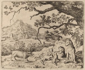 Borsuk wysłany jako posłaniec, prawdopodobnie ok. 16451656.