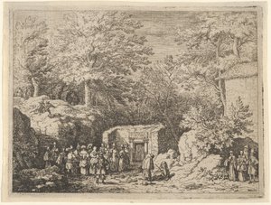 Czwarta Wiosna, XVII wiek. autorstwa Allart van Everdingen
