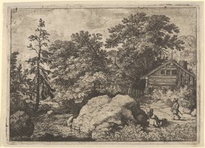 Wzgórze, XVII wiek. autorstwa Allart van Everdingen