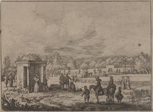 Wiosna w Watroz, ok. 1650 (akwaforta) autorstwa Allart van Everdingen