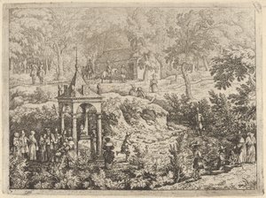 Trzecia Wiosna, XVII wiek. autorstwa Allart van Everdingen