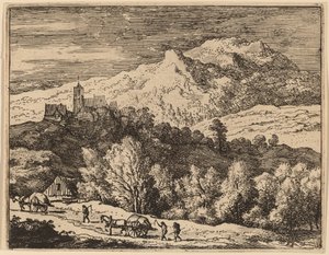 Dwa wózki, prawdopodobnie ok. 16451656. autorstwa Allart van Everdingen