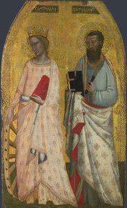 św. Katarzyna i Bartłomiej, ok. 1350