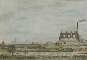 Wolverhampton - South View: malarstwo akwarela i [c 1830]