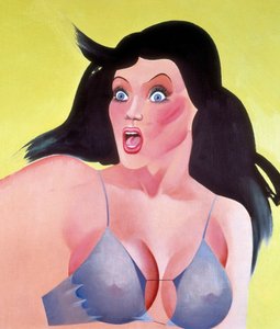 Zaskoczona kobieta