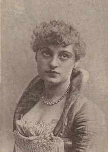 Charlotte Tittell, z serii Aktorki N67 promującej Virginia Brights Cigarett..., ca. 1888. autorstwa Allen and Ginter