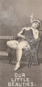 Z serii Aktorki N57 promującej papierosy Our Little Beauties dla Allen & Ginte..., 1890.