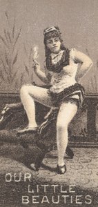 Z serii Aktorki N57 promującej papierosy Our Little Beauties dla Allen & Ginte..., 1890.