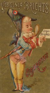 Z serii Girls and Children N64 promującej papierosy Virginia Brights dla Allen &..., 1886.