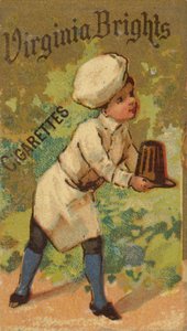 Z serii Girls and Children N64 promującej papierosy Virginia Brights dla Allen &..., 1886.