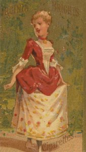 Z serii Girls and Children N64 promującej papierosy Virginia Brights dla Allen &..., 1886. autorstwa Allen and Ginter